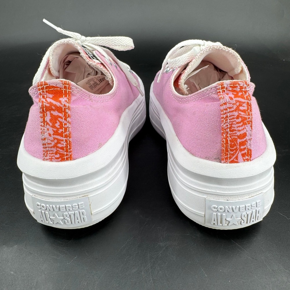 Converse Chuck Taylor All Star Move Platform Pink Red Graphic A00563C Womens 10 - Picture 5 of 8